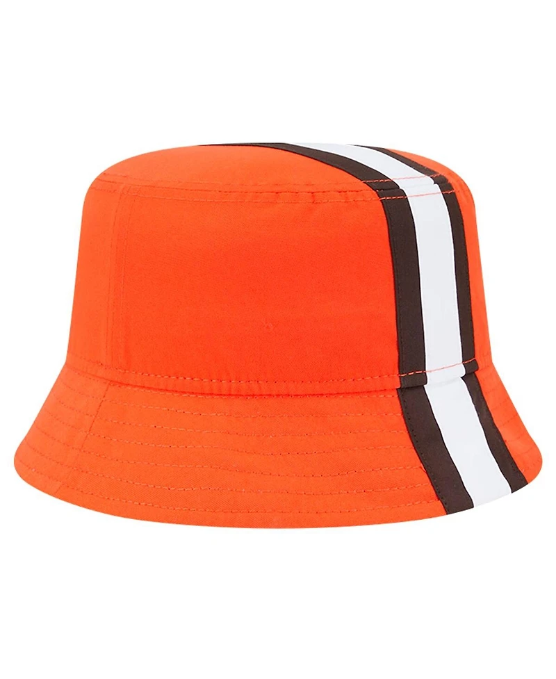 New Era Men's Orange Cleveland Browns Helmet Bucket Hat