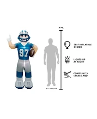 Logo Brands Detroit Lions Inflatable Yard Mascot