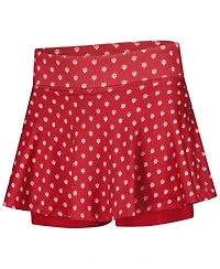 ZooZatz Big Girls Crimson Indiana Hoosiers All-Over Print Tennis Skort