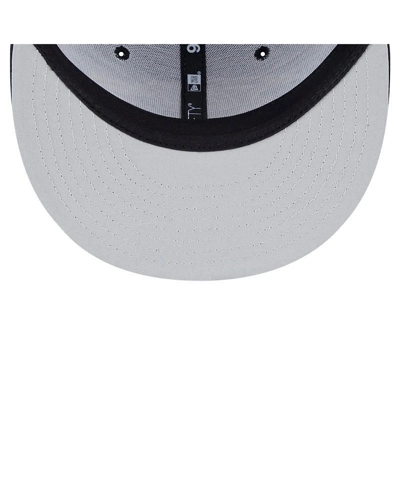 New Era Big Boys and Girls Black Baltimore Ravens Main Trucker 9FIFTY Snapback Hat