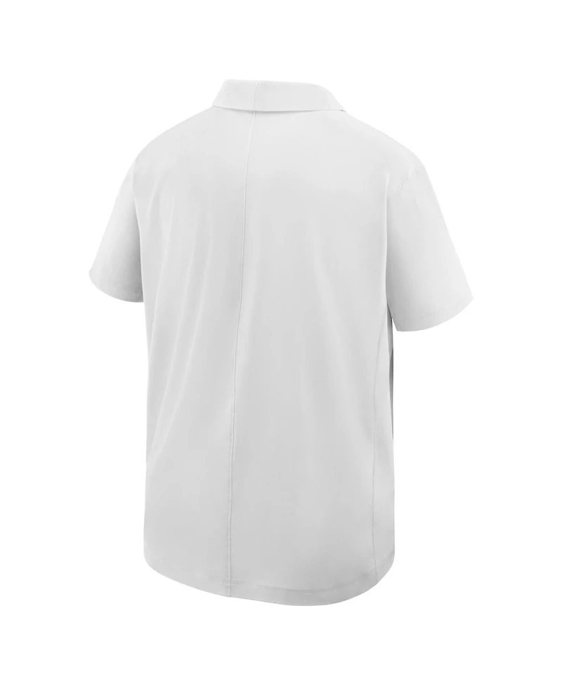 Nike Men's White Team Usa Woven Polo Shirt