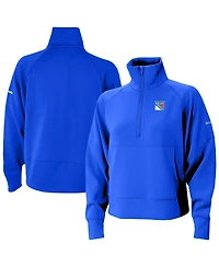 Columbia Women's Blue New York Rangers Wickhams Hills Raglan Omni-Wick Half-Zip Pullover Sweatshirt