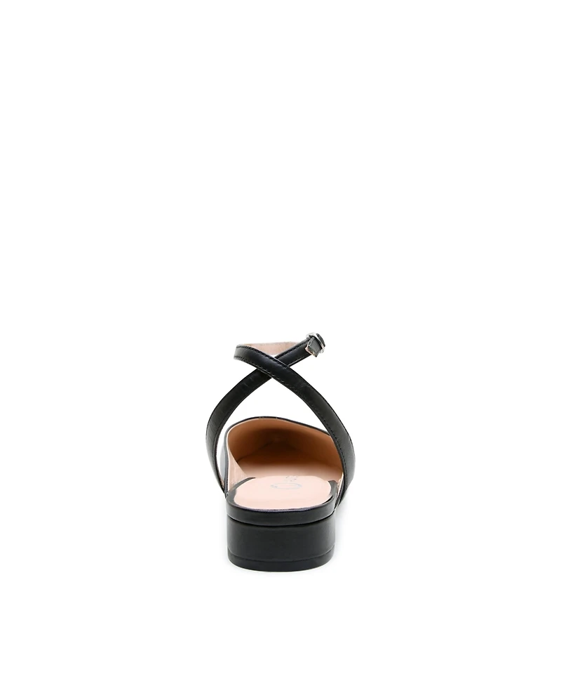 Alterre Women's Brown Snake Amal Customizable Point Slide