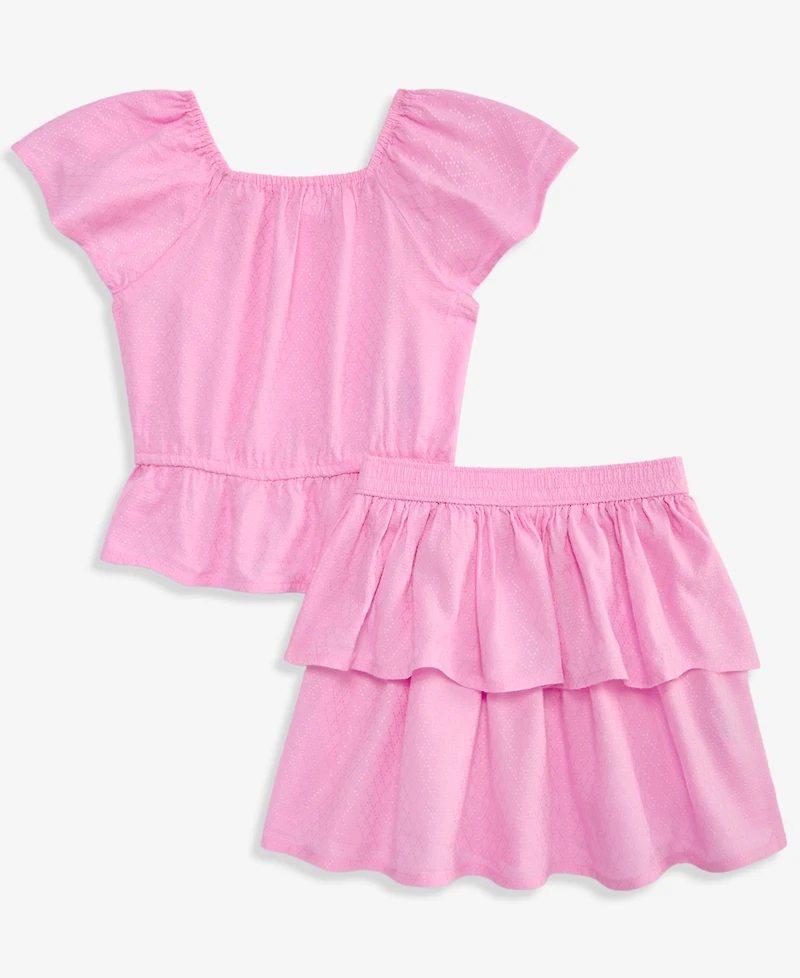 Epic Threads Toddler Girls' 2T-4T Solid Top & Skirt, 2-Piece Set, Macy's Exclusive