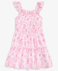 Epic Threads Toddler Girls' 2T-4T Floral-Print Smocked Dress, Macy's Exclusive
