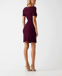 Guess Women's Short-Sleeve Seamless Sweater Dress