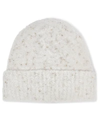 Calvin Klein Women's Metallic Knit Beanie Hat