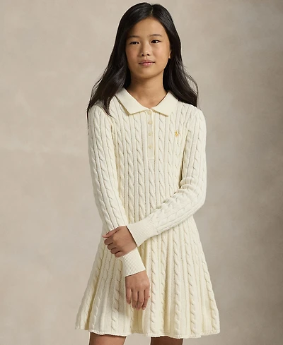 Polo Ralph Lauren Girls 7-16 Lunar New Year Long-Sleeve Sweater Dress