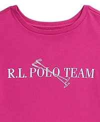 Polo Ralph Lauren Girls 7-16 Graphic Printed Boxy Short-Sleeve T-Shirt