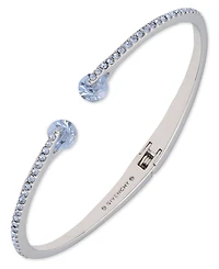 Givenchy 2-Pc. Set Color Floating Stone & Crystal Cuff Bangle Bracelet Matching Stud Earrings