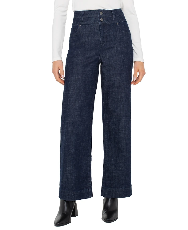 Liverpool Los Angeles Women's Stride High-Rise Wide Leg Jeans