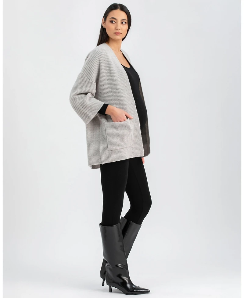 Maternity Slim Scoop Neck Maddy Jumpsuit with Long Sleeves