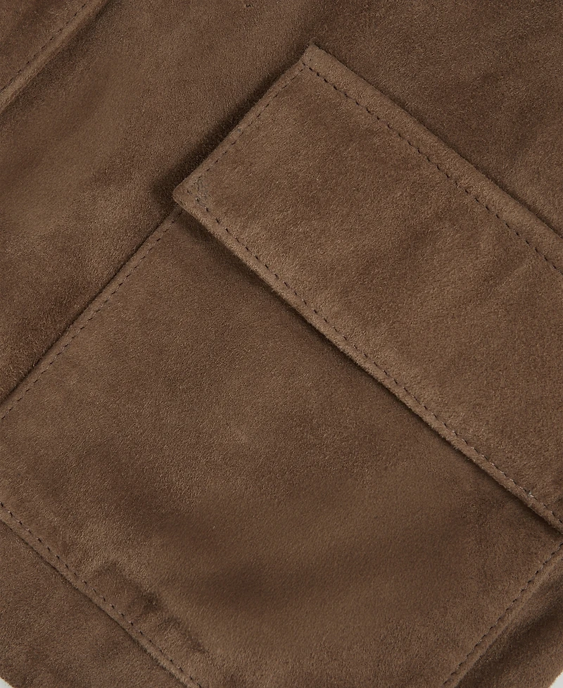 Reiss Women's Drew Cropped Suede Jacket