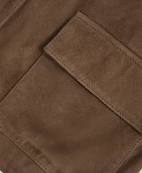 Reiss Women's Drew Cropped Suede Jacket