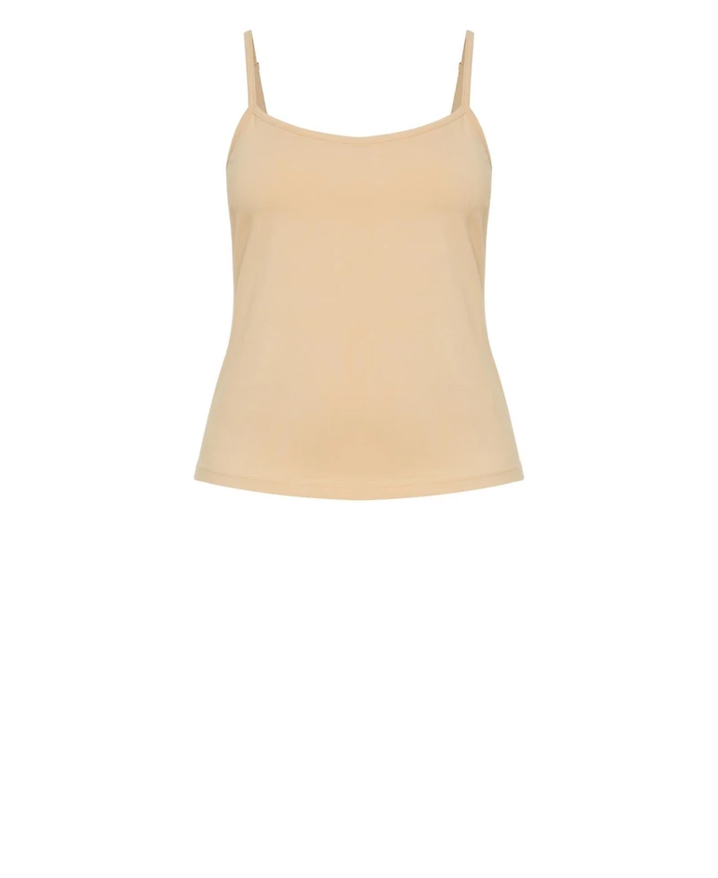 Avenue Women's Plus Essential Cotton Knit Cami