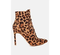 London Rag Nesta Stiletto Heel Lace Up Boots