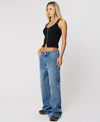 Abrand Women's 95 Super Baggy Mid-Rise Jeans