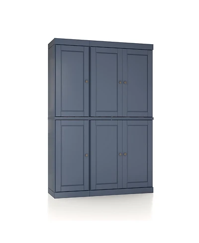 Palace Imports 100% Solid Wood 48.5" Pantry Cabinet with Raised Panel Doors & Adjustable Shelves