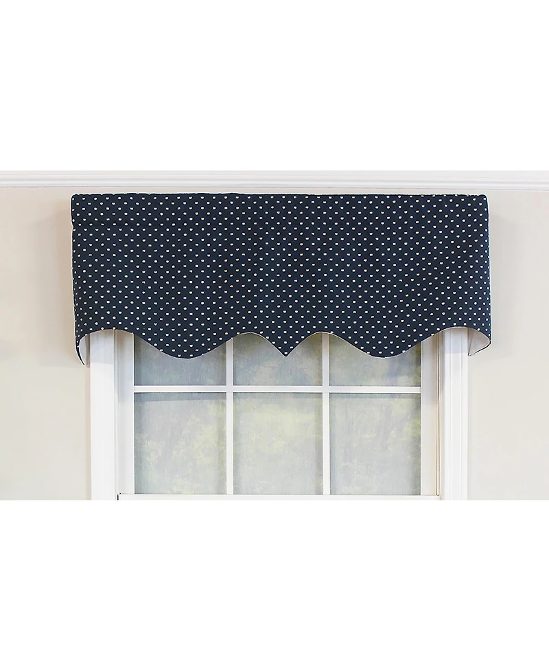 Rlf Home Passat Regal Valance Gold. 3" Rod Pocket 50"W x 17"L