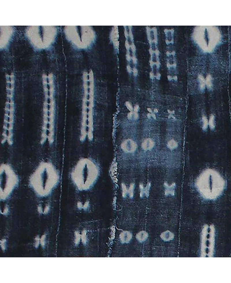 Rlf Home Binary Tailored Window Treatment Premium Quality Valance 3" Rod Pocket 50" x 14" Navy Blue