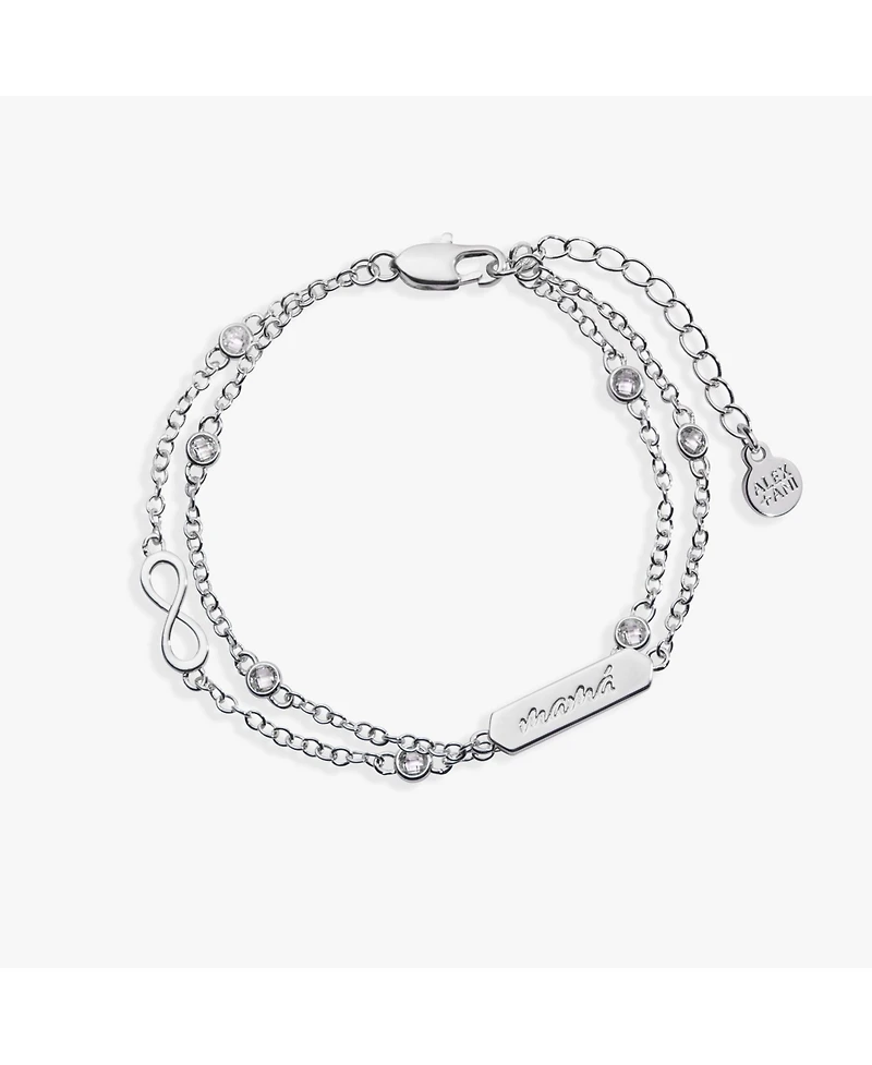 Mama Infinity Adjustable Chain Bracelet