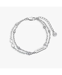 Mama Infinity Adjustable Chain Bracelet