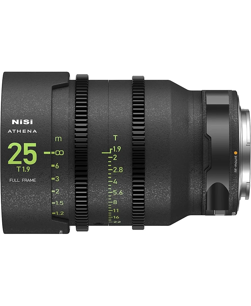 NiSi Athena Prime 25mm T1.9 Cine Lens with Filter Holder, Canon Rf