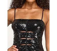 Seni & Cade Women's Peekaboo Slits Long Dress