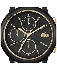 Lacoste Men's Black Silicone Strap Watch, 42mm