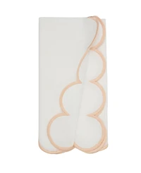 Saro Lifestyle Scalloped Hem Napkin, Set of 4