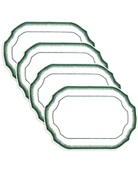 Saro Lifestyle Elegant Embroidery Detail Placemat, Set of 4