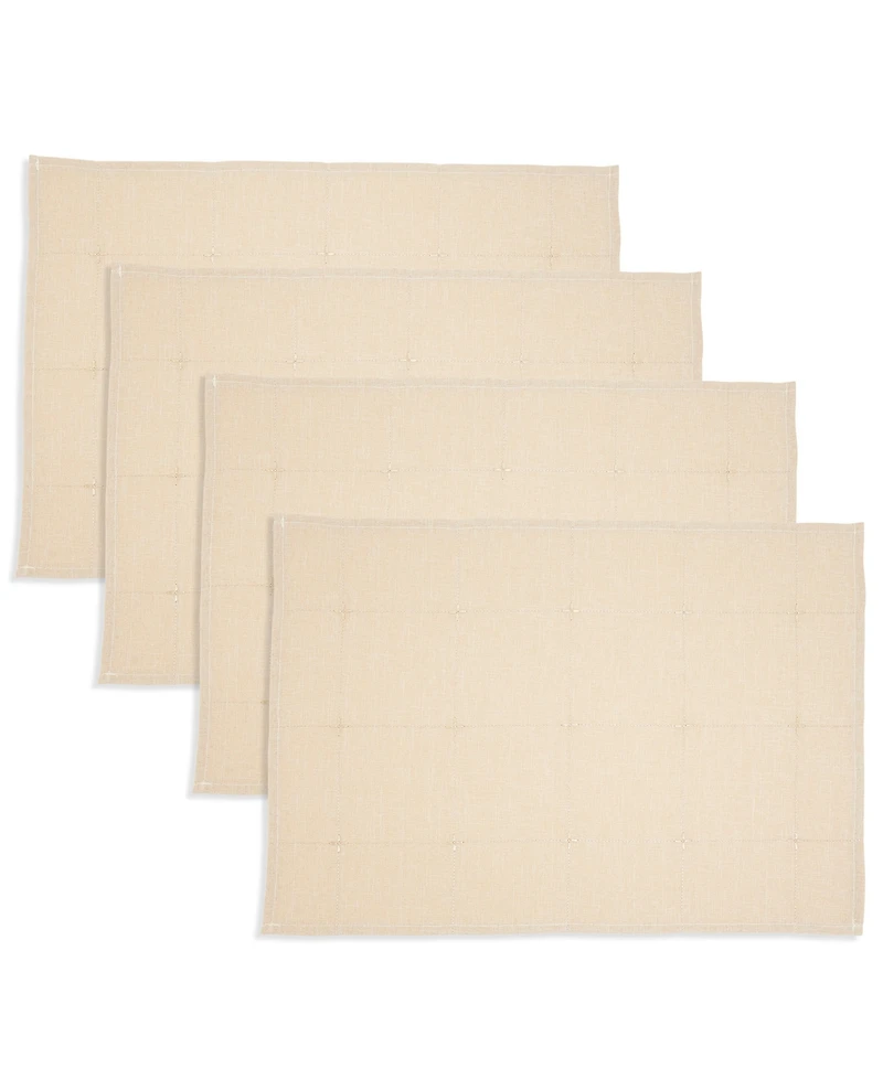 Saro Lifestyle Embroidered Placemat, Set of 4