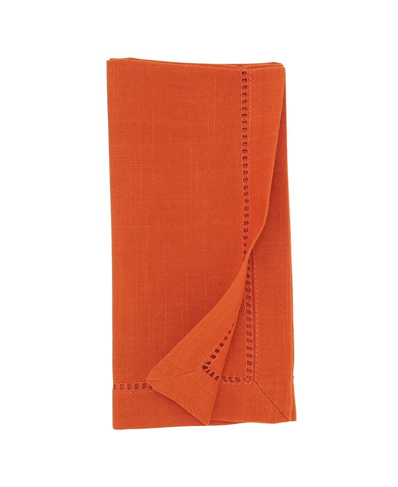 Saro Lifestyle Hemstitched Border Dinner Napkin