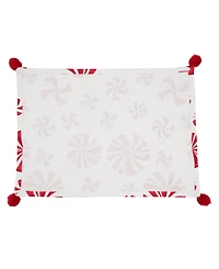 Saro Lifestyle Peppermints Placemat, Set of 4
