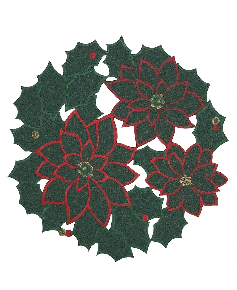 Saro Lifestyle Winter Bloom Placemat