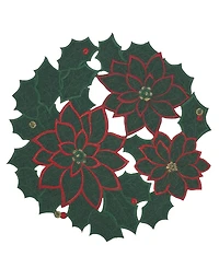 Saro Lifestyle Winter Bloom Placemat