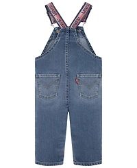 Levi's Baby Girls Heart Pocket Denim Sleeveless Overalls