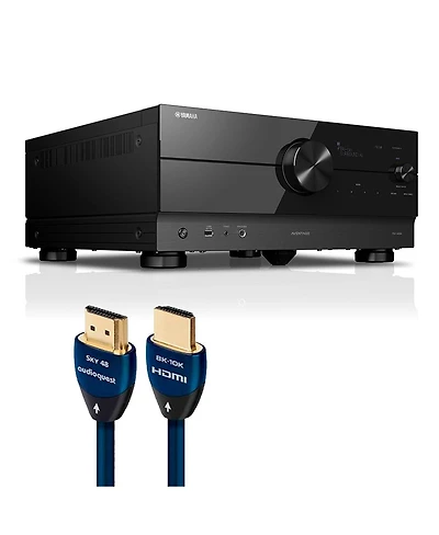 Yamaha Rx-A8A Aventage 11.2 Channel Receiver with AudioQuest Sky 3m Hdmi Cable