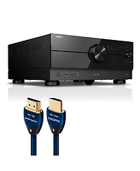 Yamaha Rx-A8A Aventage 11.2 Channel Receiver with AudioQuest Sky 3m Hdmi Cable