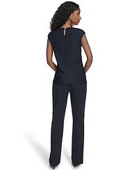Calvin Klein Women's Textured Cap Sleeve Top