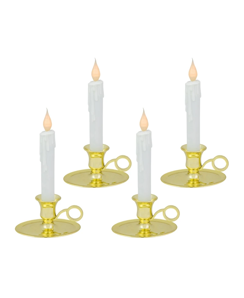 Northlight Led Lighted Window Candle, Set of 4