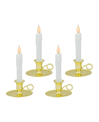 Northlight Led Lighted Window Candle, Set of 4