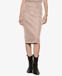 Sanctuary Women's Sparkle Sequin Pencil Skirt