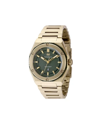 Technomarine Women's Tm- Coral Quartz 3 Hand Olive Green Dial Watch
