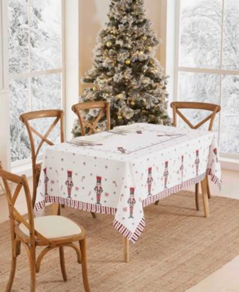 Avanti Nutcracker Candy Table Linen Collection
