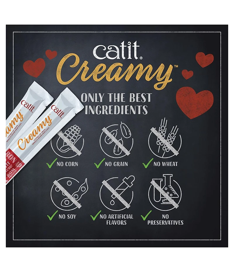 Catit Creamy Lick Treat Salmon 50pk