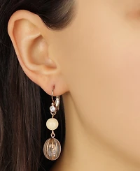 2028 White Heart Flower Necklace