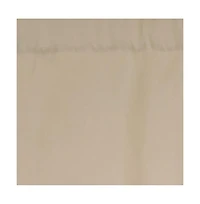 Rlf Home Slub Duck Regal 3" Rod Pocket Lining Luxurious and Elegant Window Treatment Valance 50" x 17" Khaki