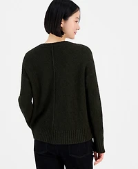 Eileen Fisher Women's Long-Sleeve Crewneck Sweater