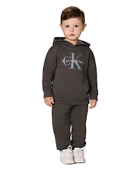 Calvin Klein Boys 2T-7 2-Piece Hoodie and Pants Set